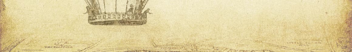 Vintage hot air balloon